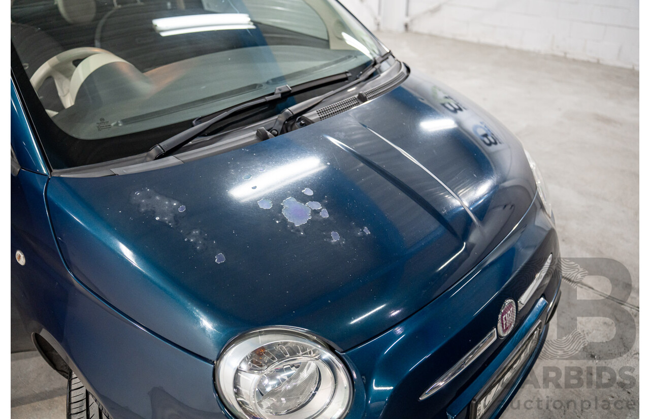 9/2014 Fiat 500 Pop MY14 3d Hatchback Teal Blue Metallic 1.2L