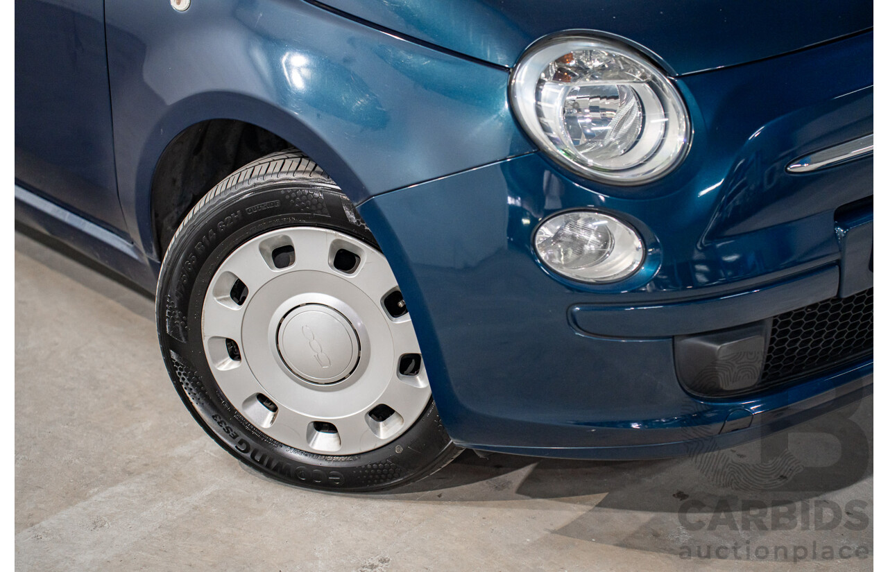 9/2014 Fiat 500 Pop MY14 3d Hatchback Teal Blue Metallic 1.2L