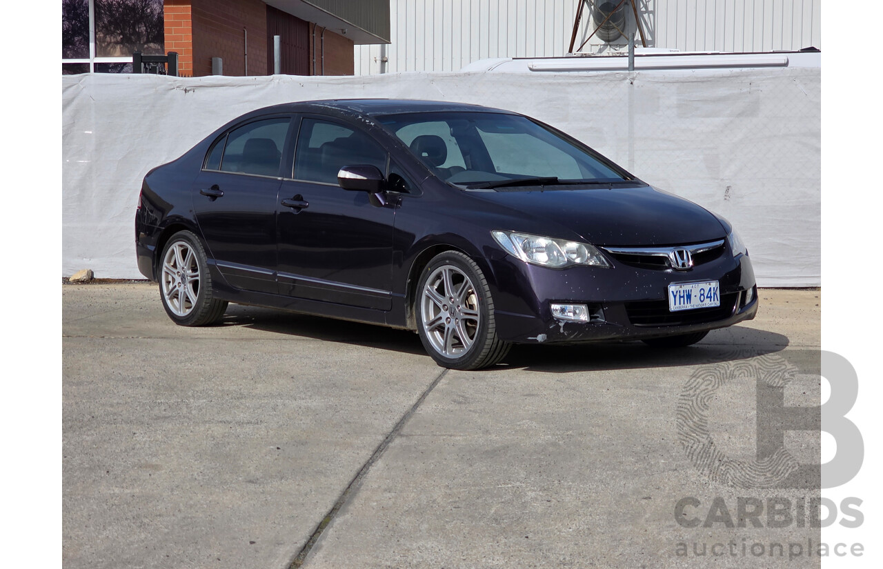 1/2007 Honda Civic Sport MY07 4d Sedan Purple 2.0L