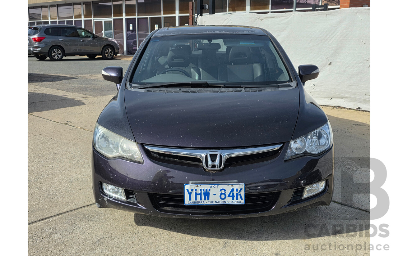 1/2007 Honda Civic Sport MY07 4d Sedan Purple 2.0L
