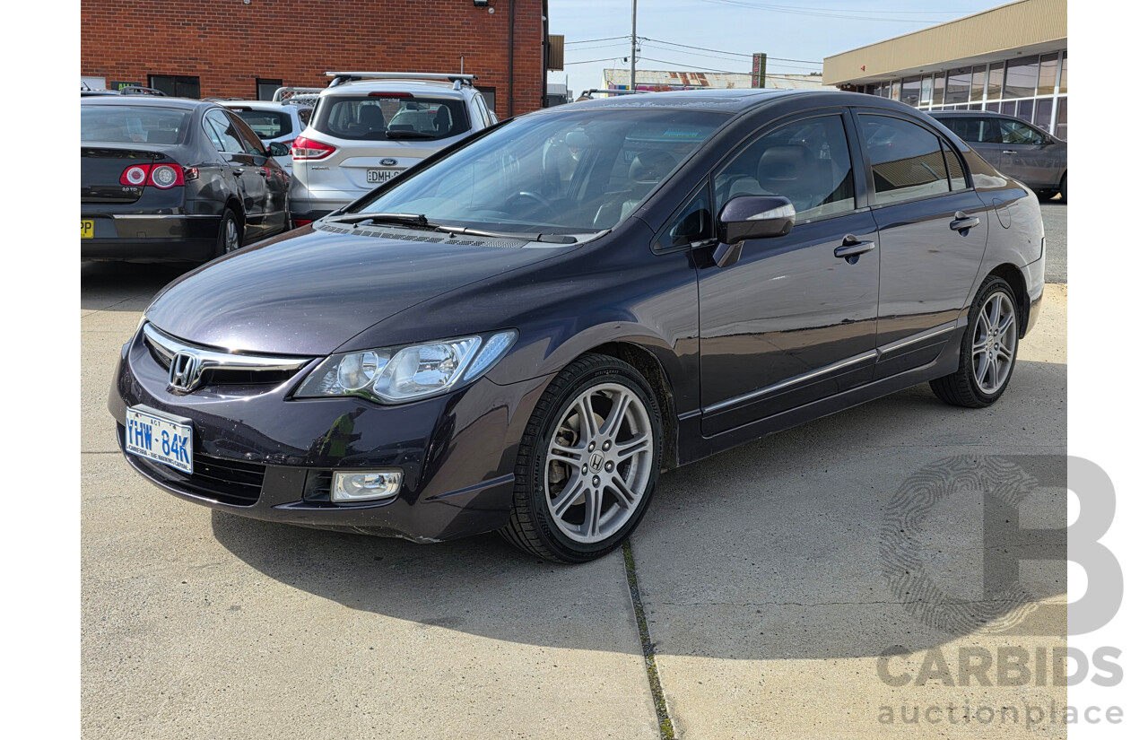1/2007 Honda Civic Sport MY07 4d Sedan Purple 2.0L