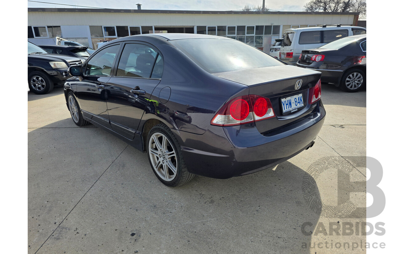 1/2007 Honda Civic Sport MY07 4d Sedan Purple 2.0L