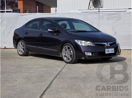 1/2007 Honda Civic Sport MY07 4d Sedan Purple 2.0L