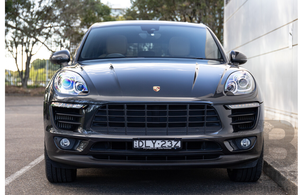 04/2017 Porsche Macan S (AWD) MY17 4d Wagon Volcano Grey Metallic Turbo V6 3.0L