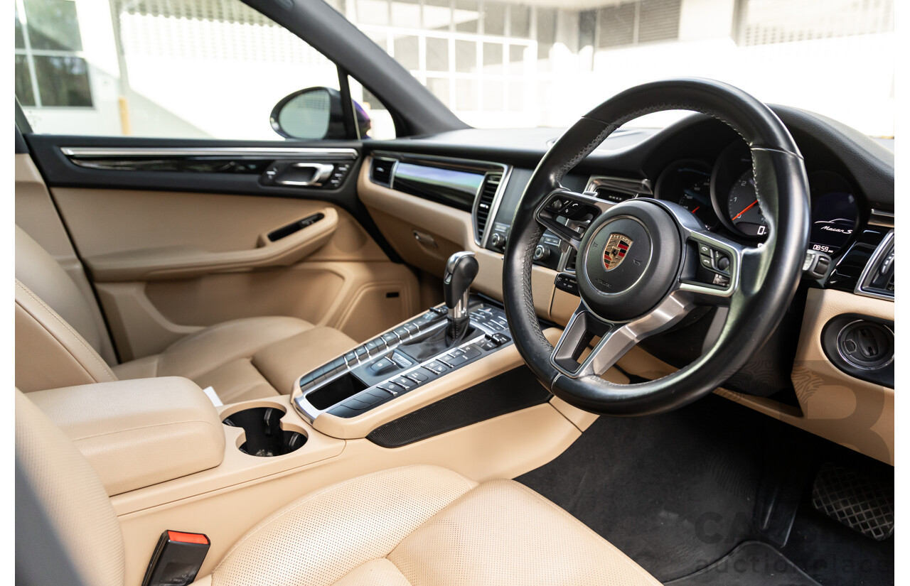 04/2017 Porsche Macan S (AWD) MY17 4d Wagon Volcano Grey Metallic Turbo V6 3.0L