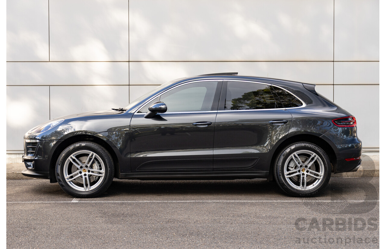 04/2017 Porsche Macan S (AWD) MY17 4d Wagon Volcano Grey Metallic Turbo V6 3.0L