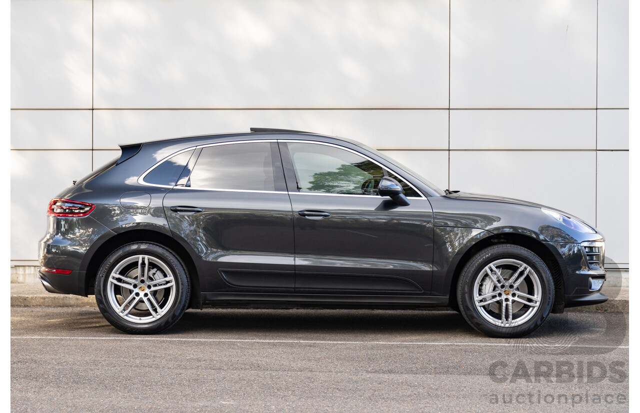 04/2017 Porsche Macan S (AWD) MY17 4d Wagon Volcano Grey Metallic Turbo V6 3.0L