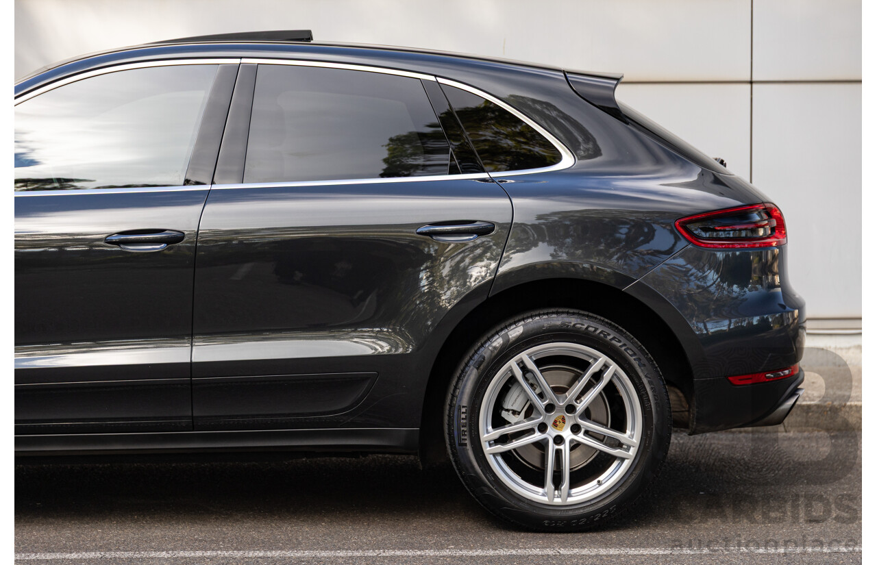 04/2017 Porsche Macan S (AWD) MY17 4d Wagon Volcano Grey Metallic Turbo V6 3.0L