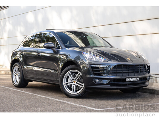 04/2017 Porsche Macan S (AWD) MY17 4d Wagon Volcano Grey Metallic Turbo V6 3.0L