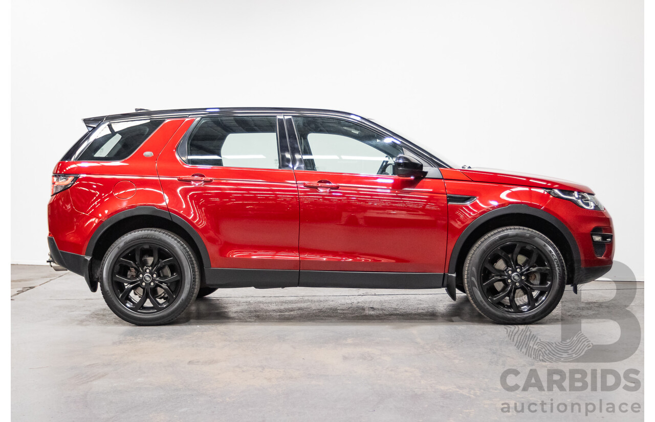 08/2017 Land Rover Discovery Sport TD4 180 HSE (AWD) LC MY17 4D Wagon Firenze Red Turbo Diesel 2.0L