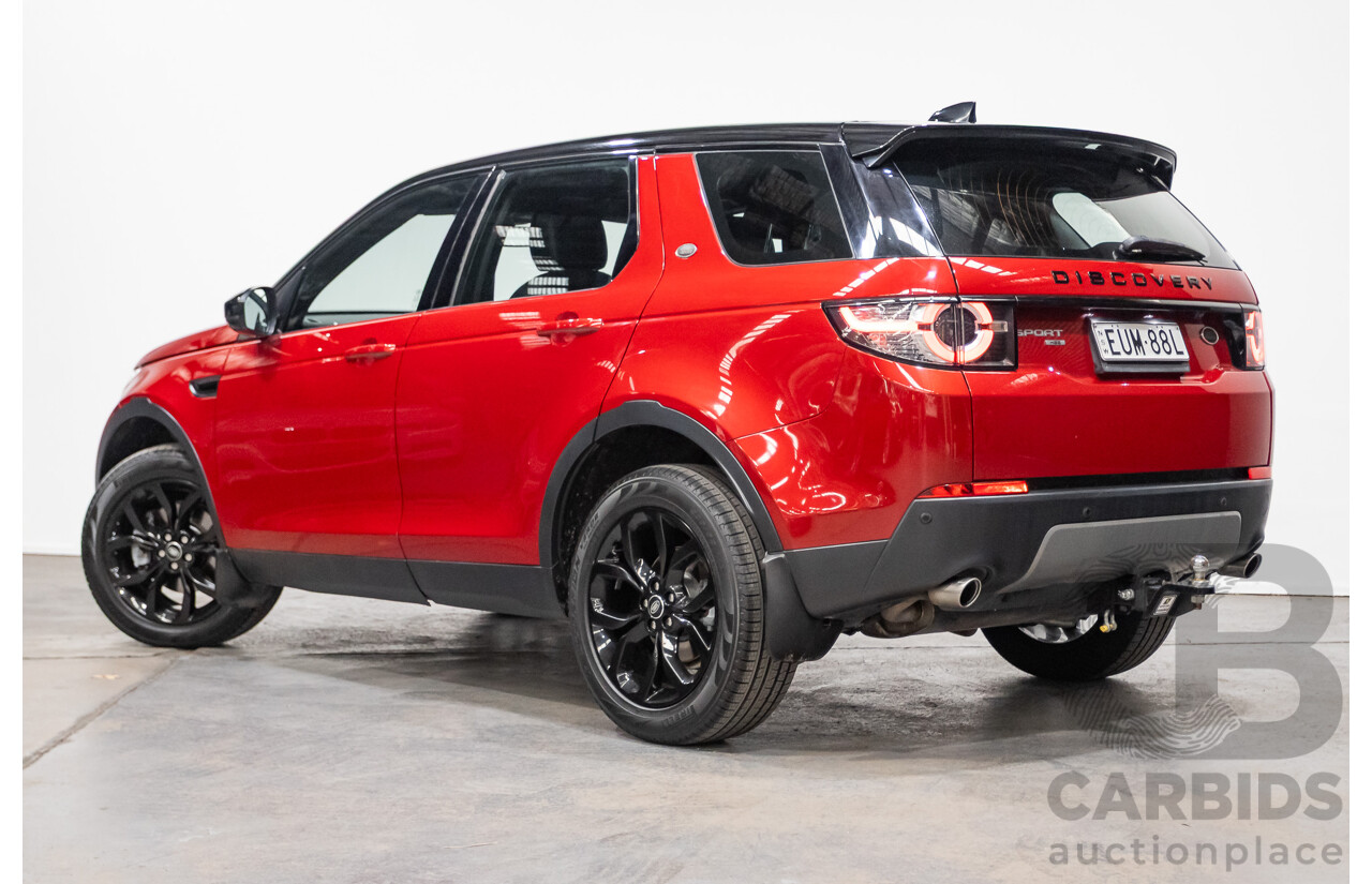 08/2017 Land Rover Discovery Sport TD4 180 HSE (AWD) LC MY17 4D Wagon Firenze Red Turbo Diesel 2.0L