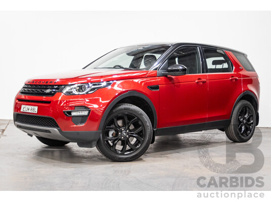 08/2017 Land Rover Discovery Sport TD4 180 HSE (AWD) LC MY17 4D Wagon Firenze Red Turbo Diesel 2.0L