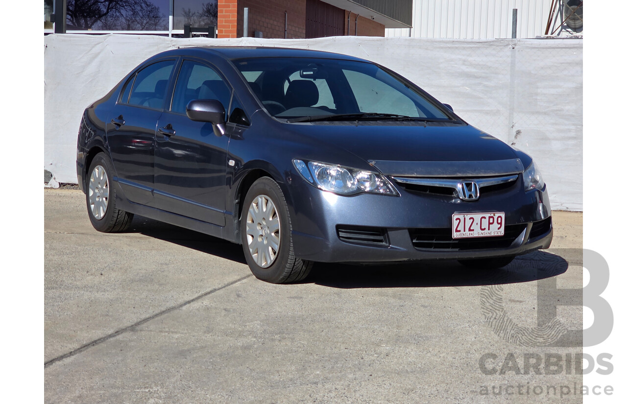 9/2008 Honda Civic VTi MY08 4d Sedan Grey 1.8L