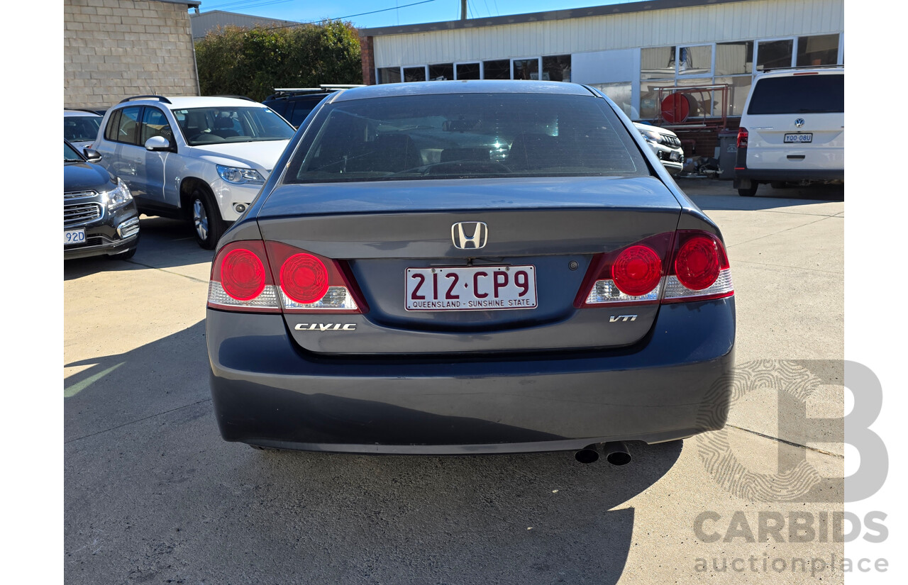 9/2008 Honda Civic VTi MY08 4d Sedan Grey 1.8L