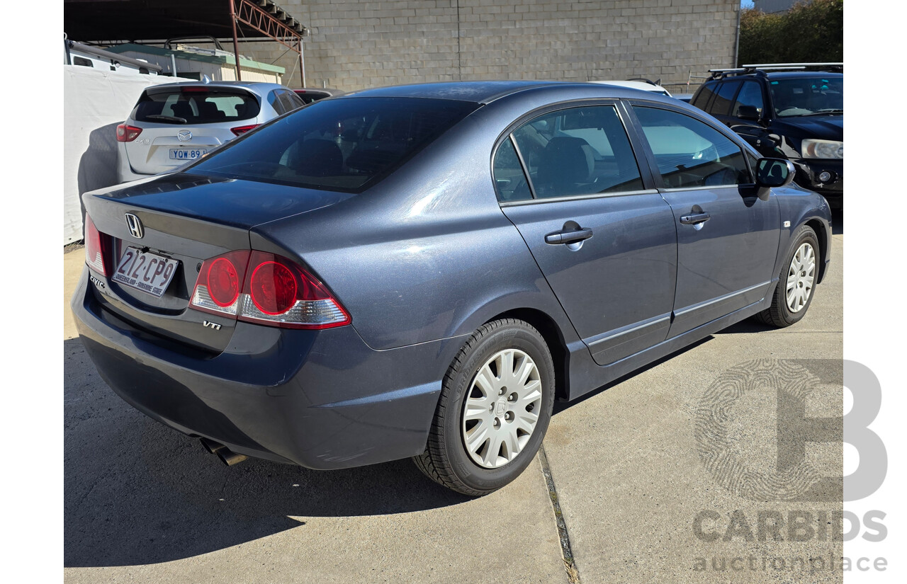 9/2008 Honda Civic VTi MY08 4d Sedan Grey 1.8L