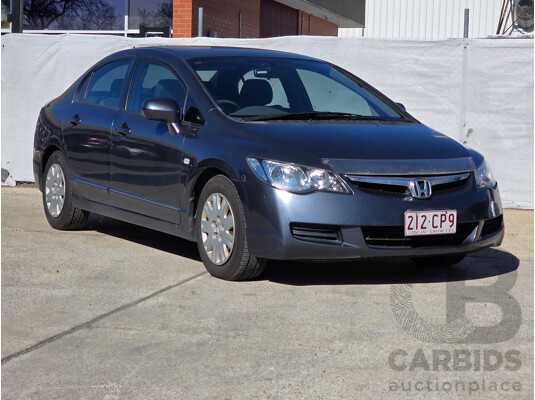 9/2008 Honda Civic VTi MY08 4d Sedan Grey 1.8L
