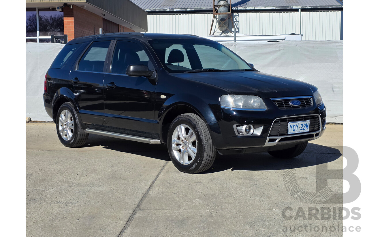 2/2011 Ford Territory TS Limited Edition (rwd) SY MKII 4d Wagon Black 4.0L
