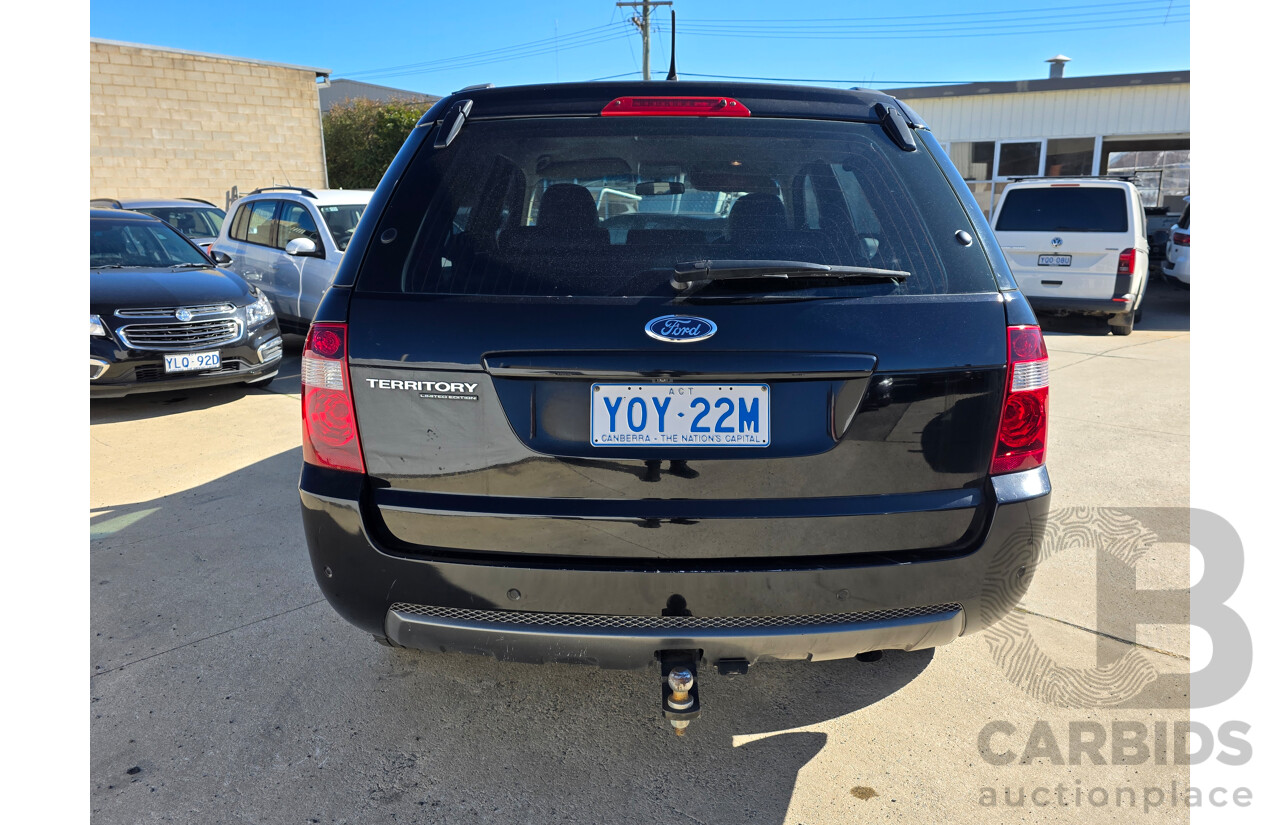 2/2011 Ford Territory TS Limited Edition (rwd) SY MKII 4d Wagon Black 4.0L
