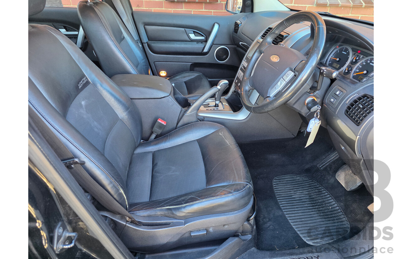 2/2011 Ford Territory TS Limited Edition (rwd) SY MKII 4d Wagon Black 4.0L