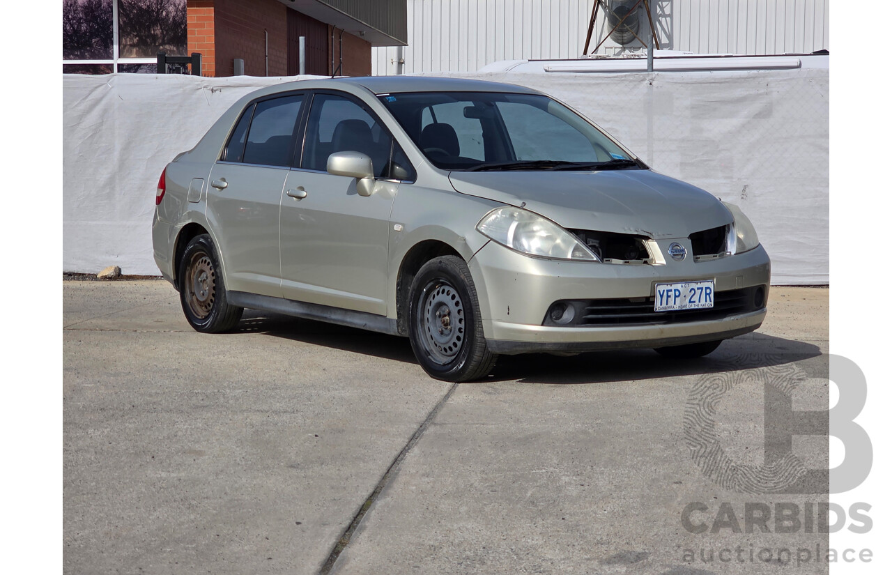 3/2008 Nissan Tiida ST C11 MY07 5d Hatchback Beige 1.8L
