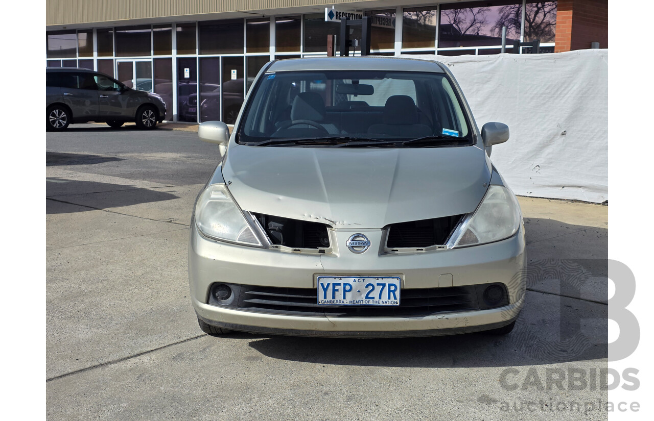 3/2008 Nissan Tiida ST C11 MY07 5d Hatchback Beige 1.8L