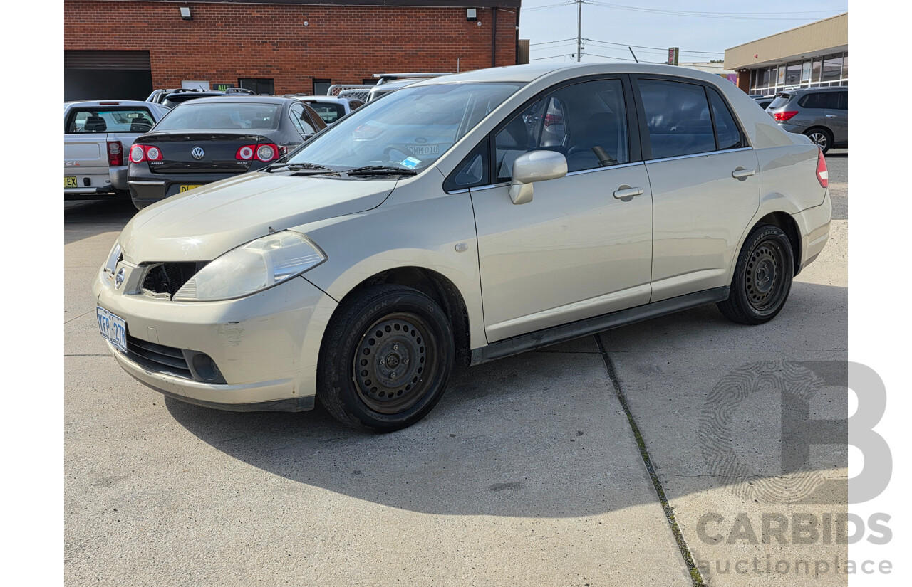 3/2008 Nissan Tiida ST C11 MY07 5d Hatchback Beige 1.8L