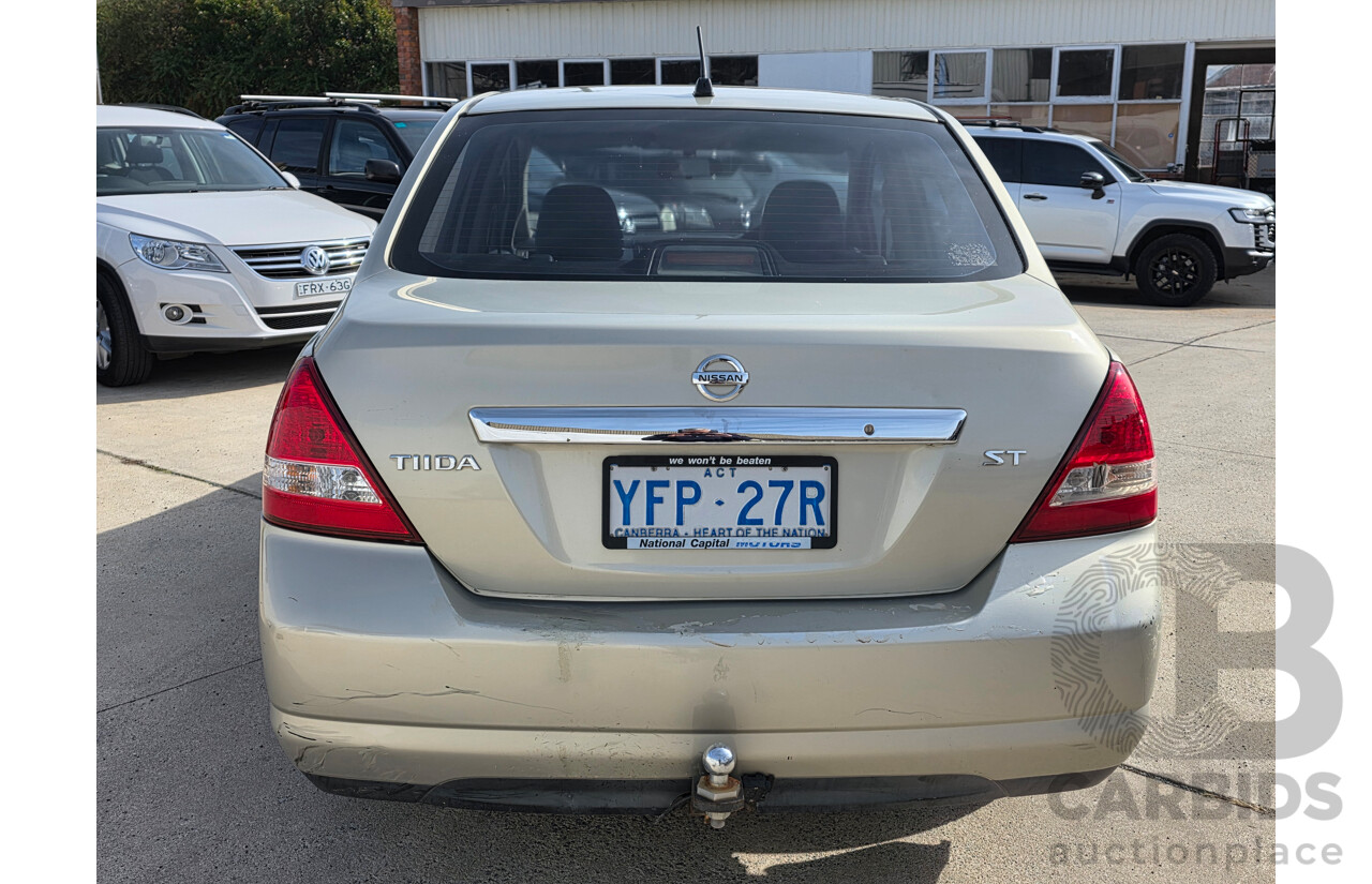 3/2008 Nissan Tiida ST C11 MY07 5d Hatchback Beige 1.8L