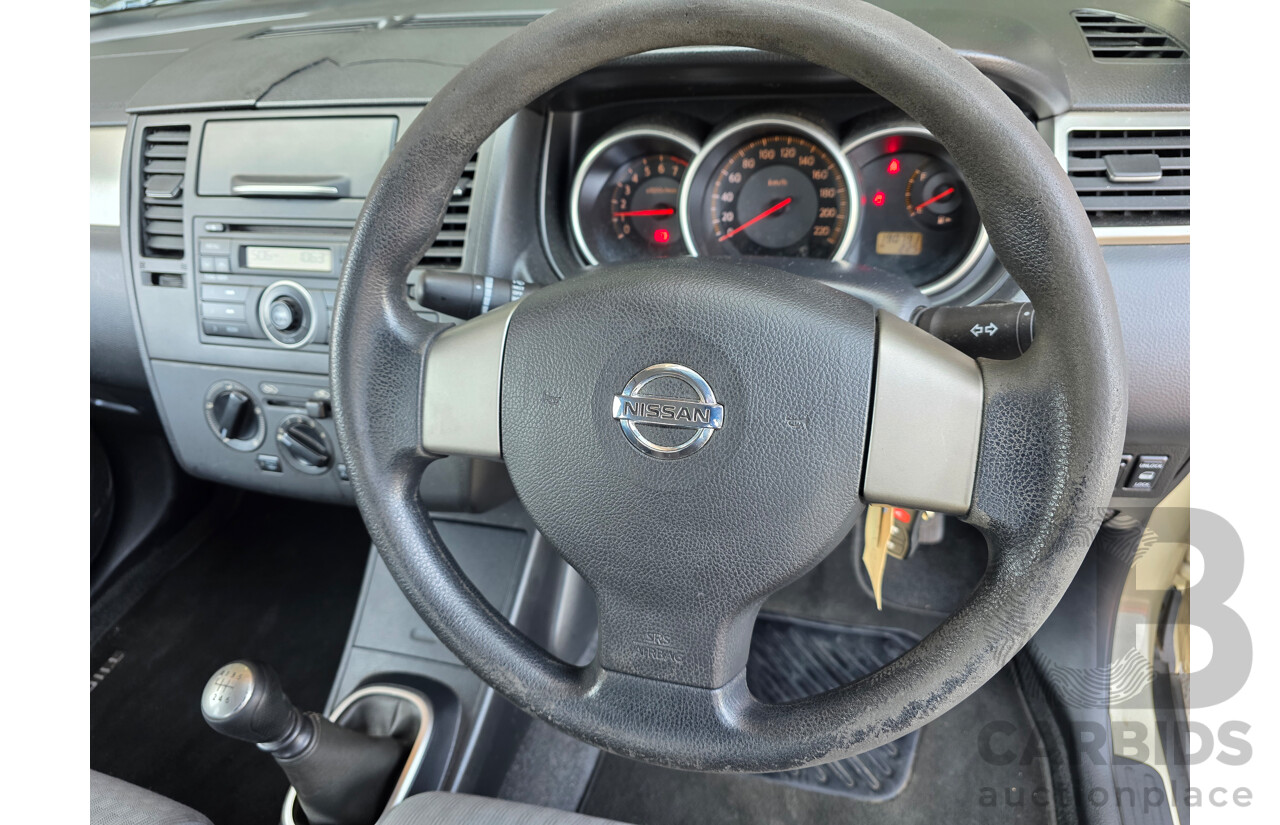 3/2008 Nissan Tiida ST C11 MY07 5d Hatchback Beige 1.8L