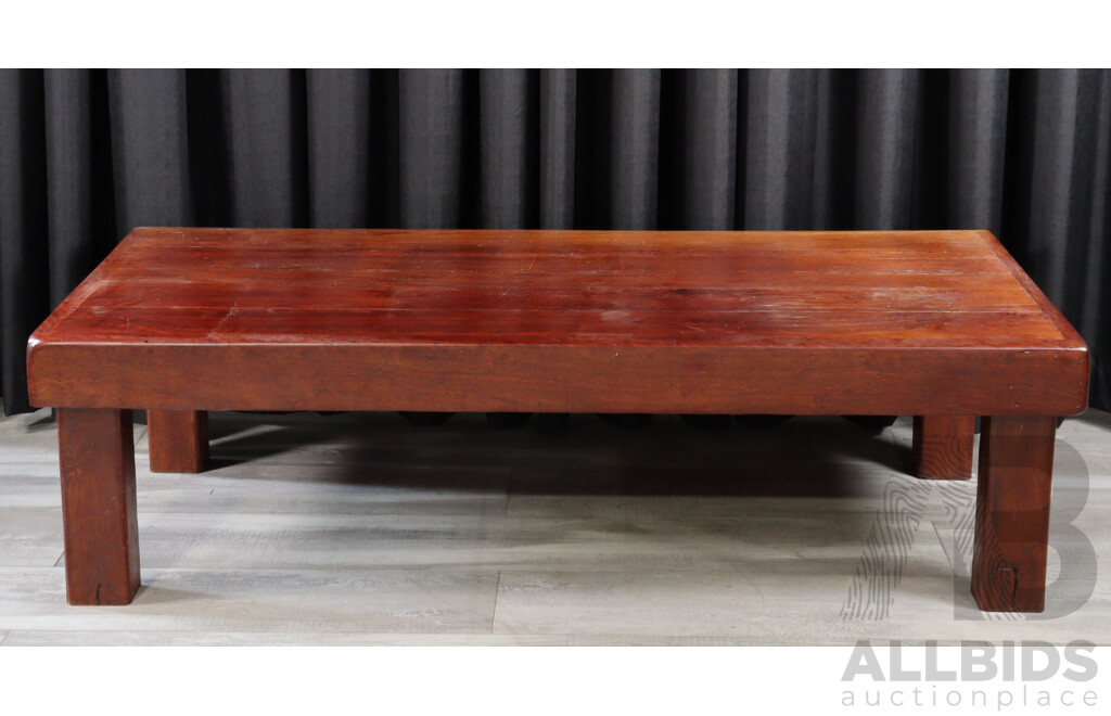Rustic Blue Gum Coffee Table