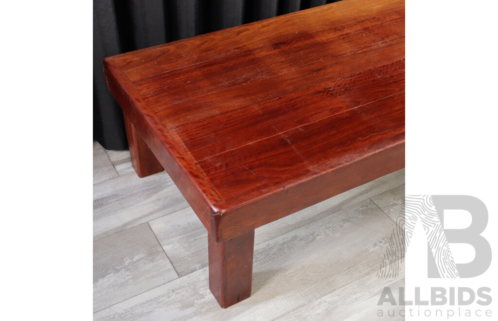Rustic Blue Gum Coffee Table