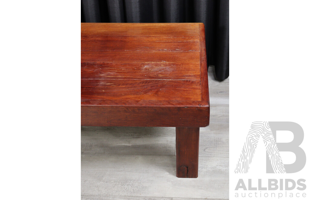 Rustic Blue Gum Coffee Table