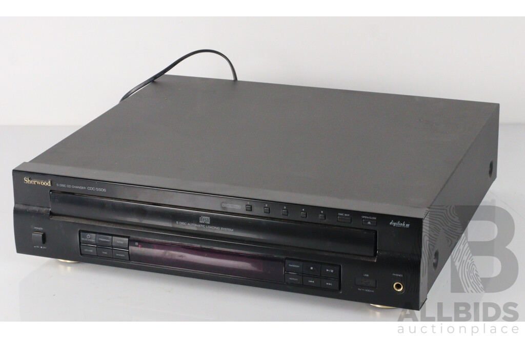 Sherwood 5 Disc CD Changer CDC 5506