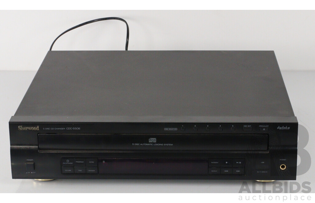 Sherwood 5 Disc CD Changer CDC 5506