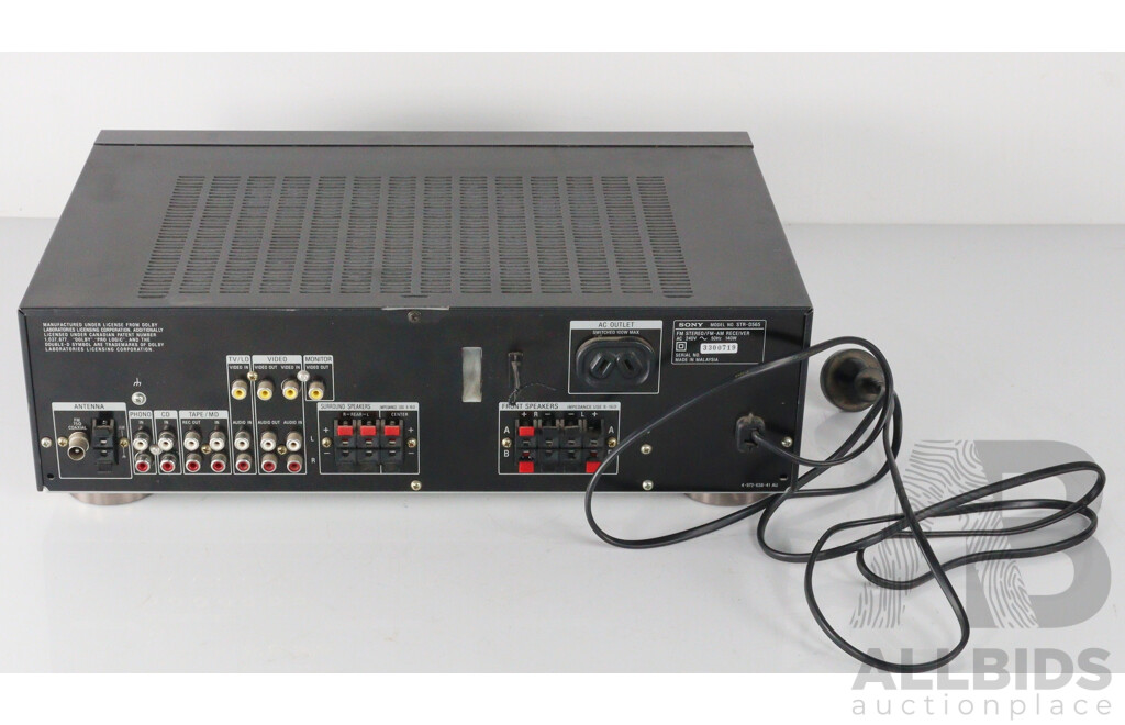 Sony Audio Video Control Centre STR D565
