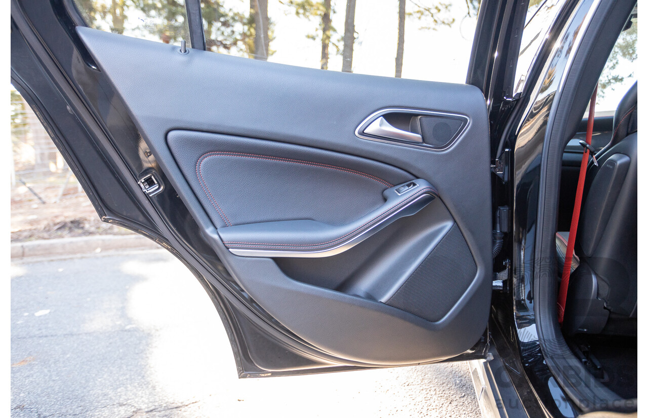 6/2015 Mercedes Benz GLA45 AMG 4matic (AWD) X156 MY15 4d Wagon Cosmos Black Metallic Turbo 2.0L