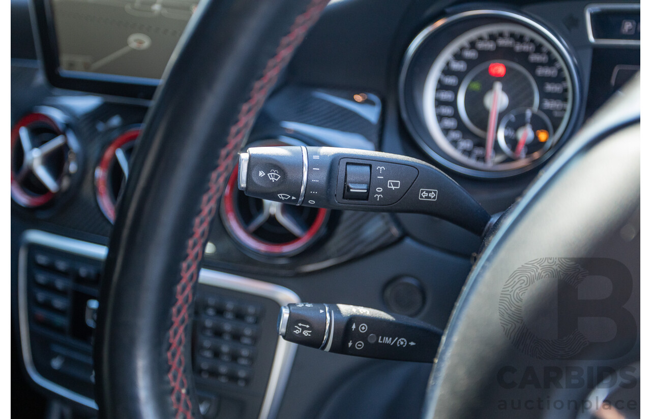 6/2015 Mercedes Benz GLA45 AMG 4matic (AWD) X156 MY15 4d Wagon Cosmos Black Metallic Turbo 2.0L