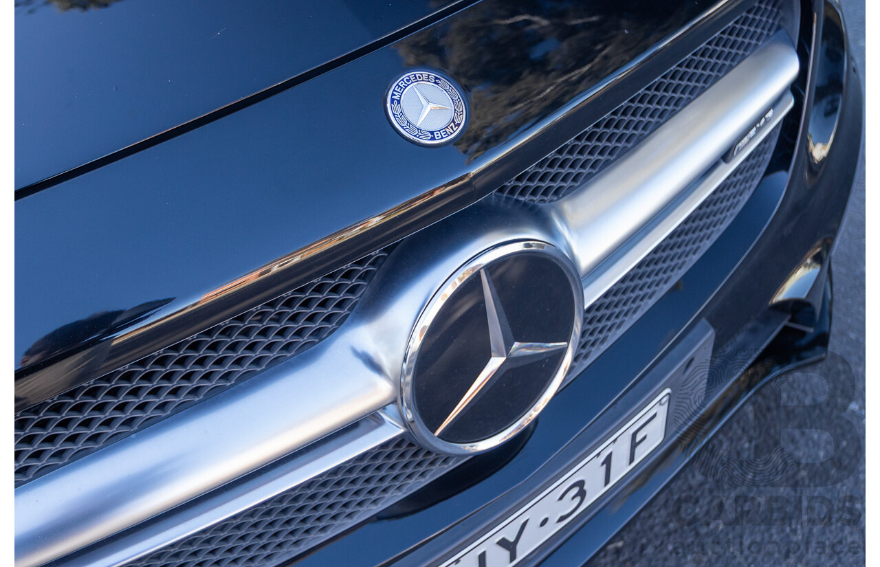 6/2015 Mercedes Benz GLA45 AMG 4matic (AWD) X156 MY15 4d Wagon Cosmos Black Metallic Turbo 2.0L