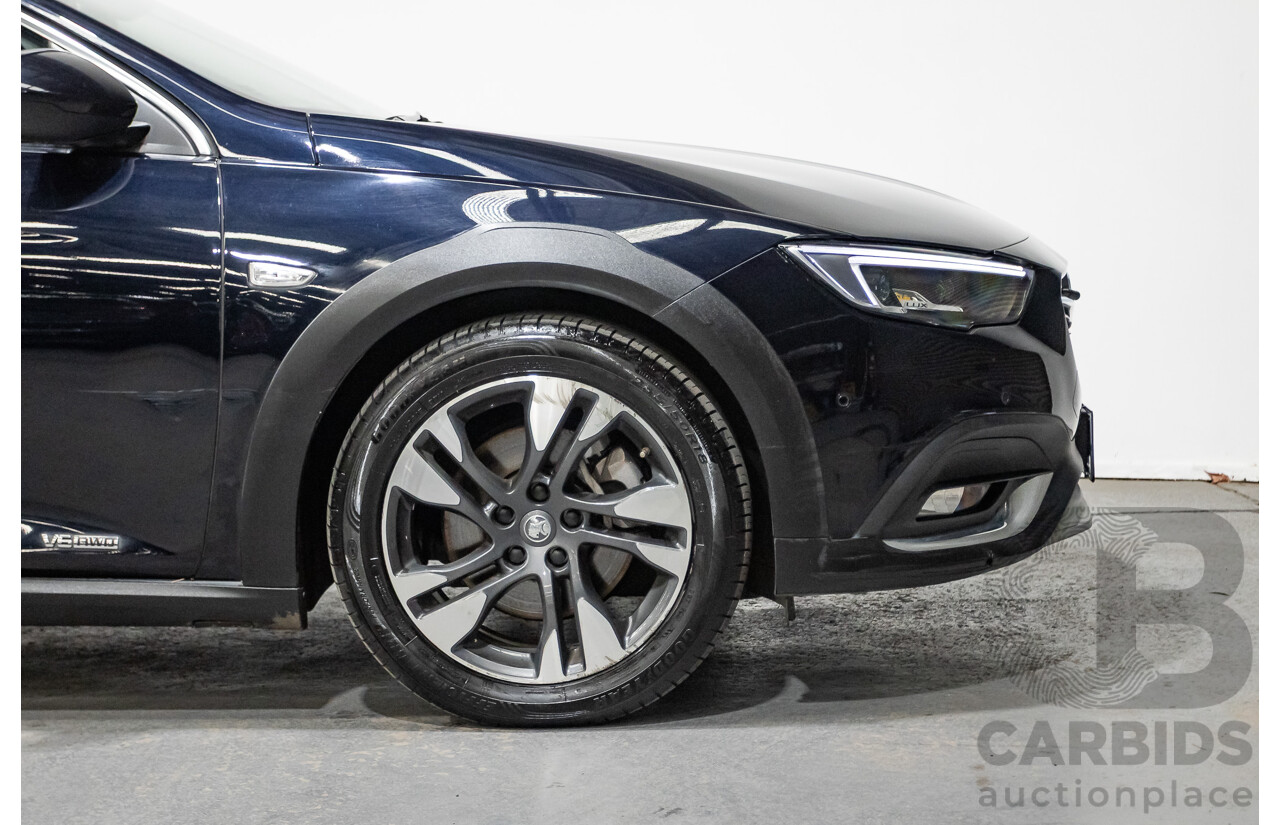 06/2018 Holden Calais V Tourer (AWD) ZB MY18 4d Wagon Darkmoon Blue Metallic V6 3.6L