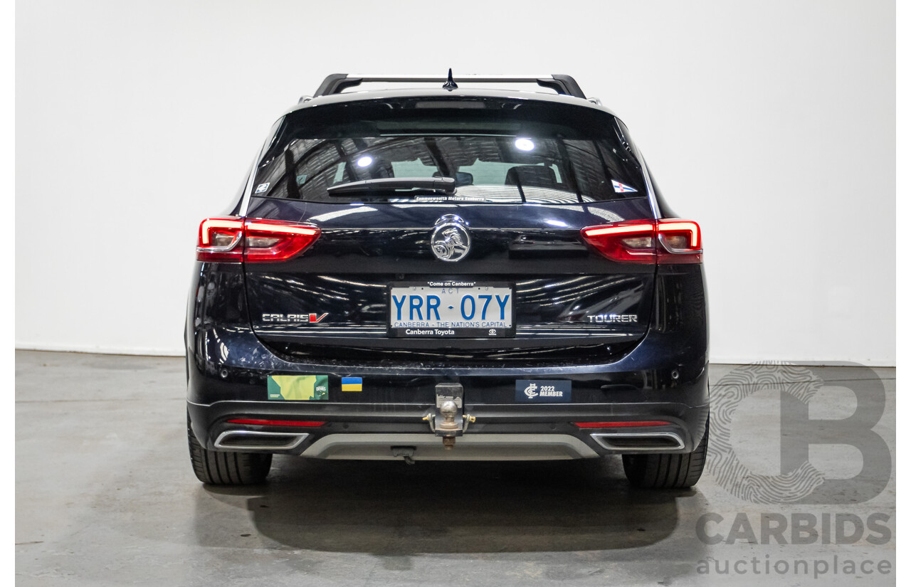 06/2018 Holden Calais V Tourer (AWD) ZB MY18 4d Wagon Darkmoon Blue Metallic V6 3.6L