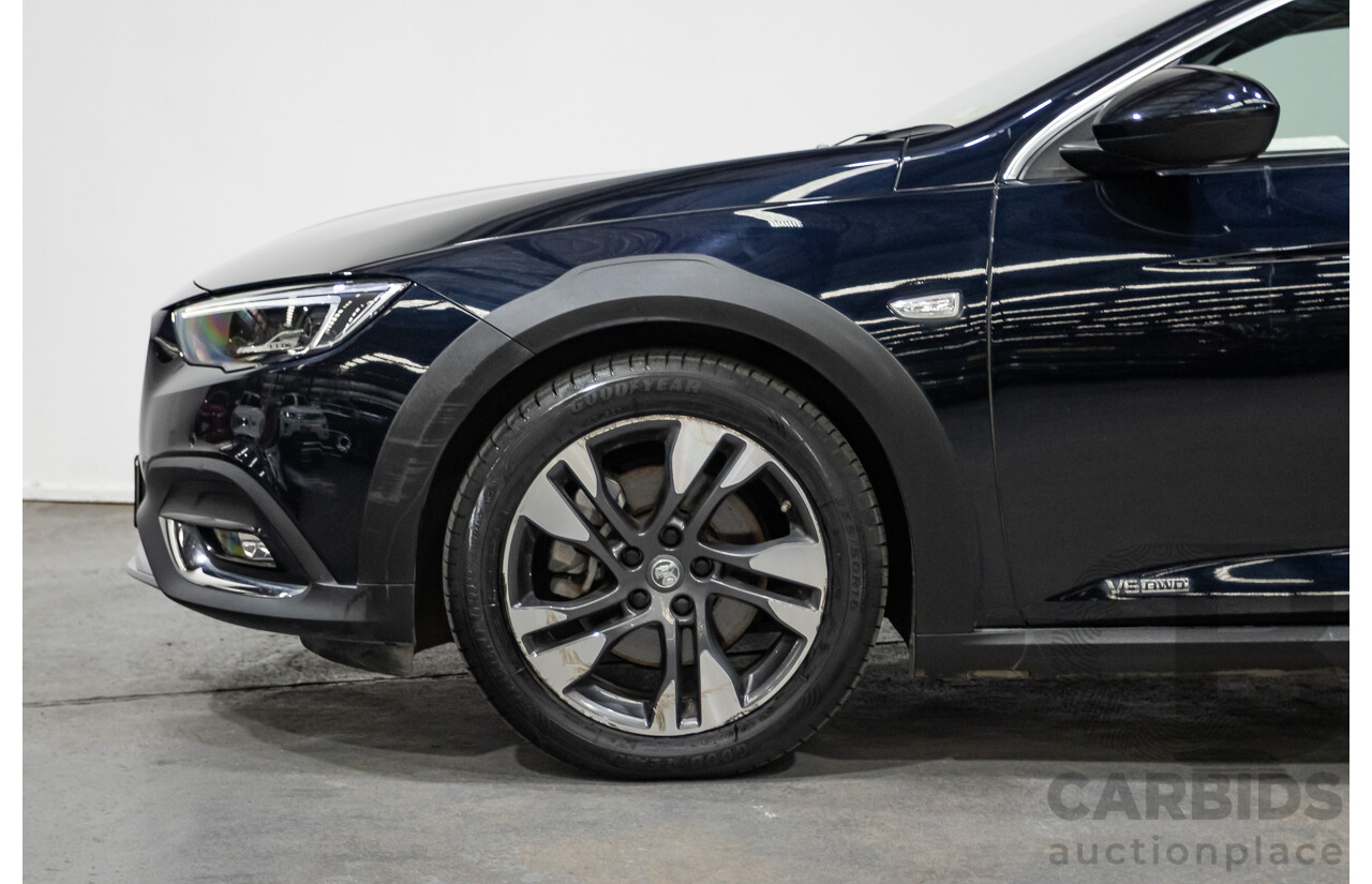 06/2018 Holden Calais V Tourer (AWD) ZB MY18 4d Wagon Darkmoon Blue Metallic V6 3.6L