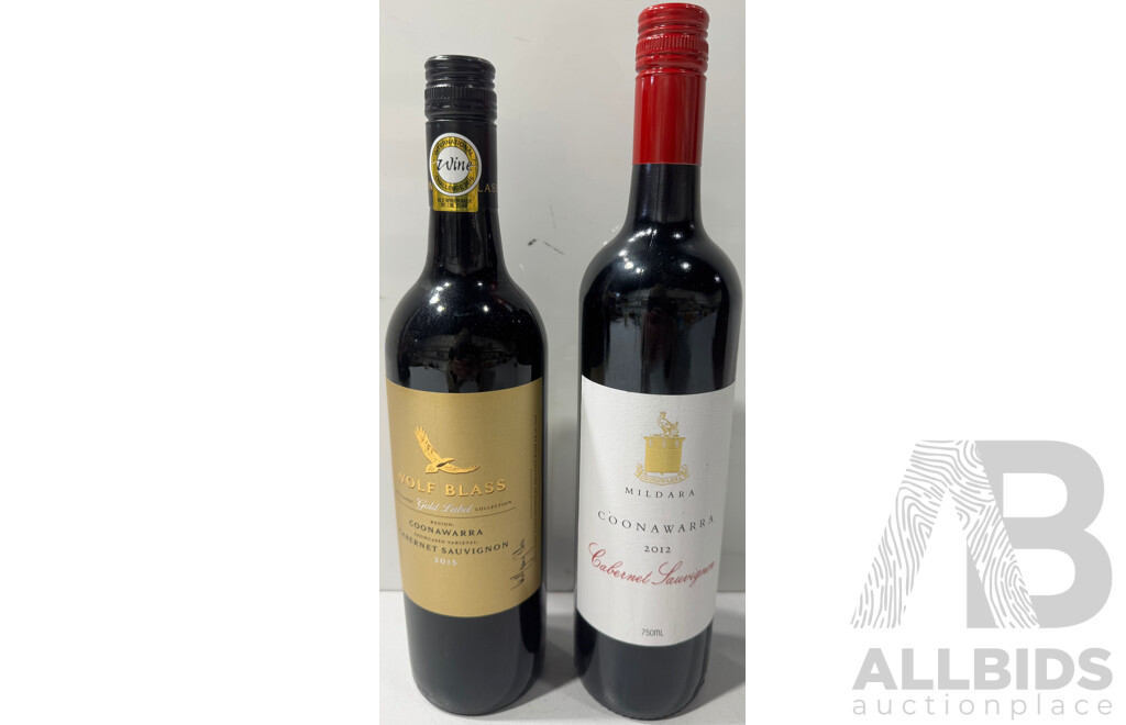 Two Bottles of Australian Cabernet Sauvignon