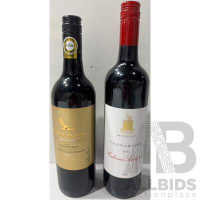 Two Bottles of Australian Cabernet Sauvignon