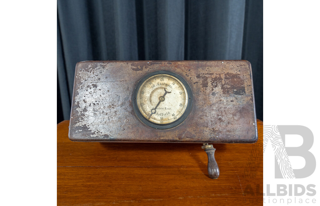 Interesting Antique English Made 'Improved Magneto-Electric Machine', Manufactured by William Skidmore