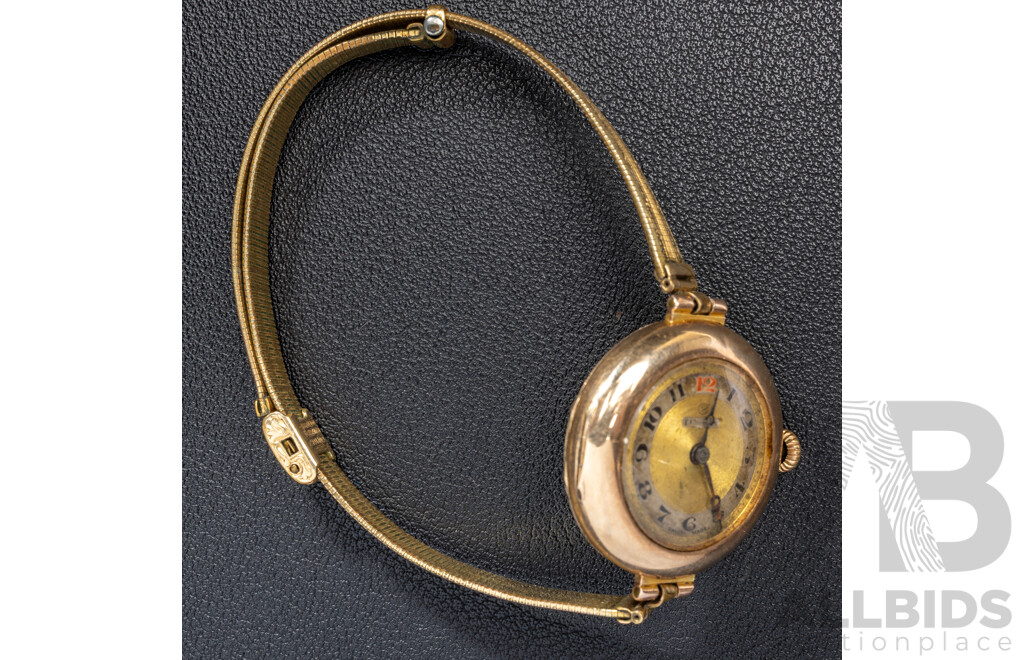 Election 9ct Vintage Watch, Swiss Made, 219500, Circa 1920's