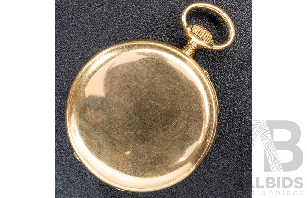 Leroy & Cie Antique 18ct Gold Lever Watch, No. 6849 Case No. 9552, C.1900 with Original Presentation Case, 95.02 Grams