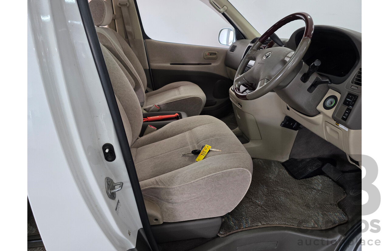 10/1999  Toyota Grand Hiace Van Beige 3.4L - 8 Seater Imported