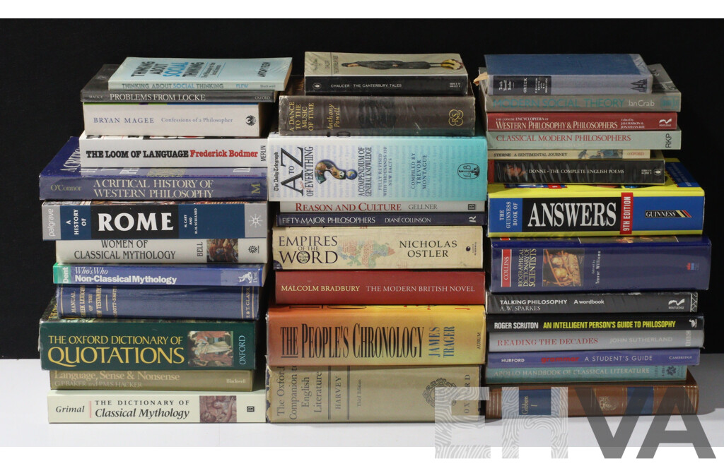 Large Collection Books of Mixed Genres Including Literature, Opera and Much More