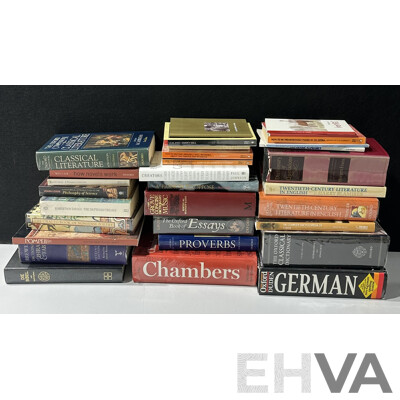 Large Collection Books of Mixed Genres Including Literature and Much More