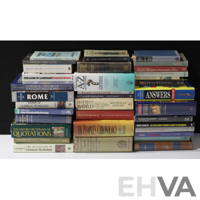 Large Collection Books of Mixed Genres Including Literature, Opera and Much More