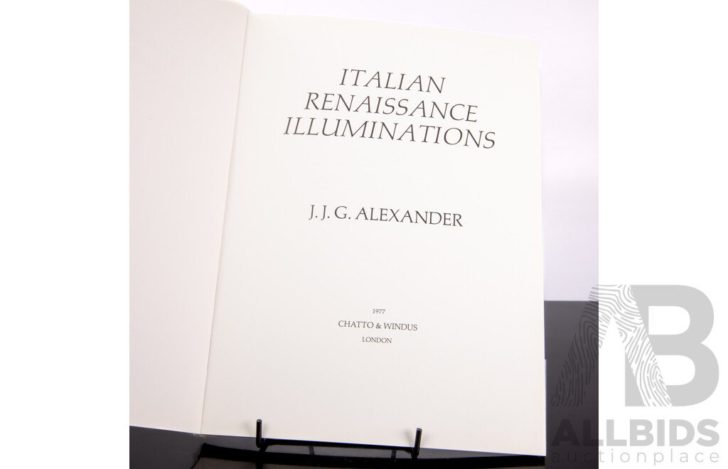 Collection Eight Books Regarding Manuscript Illumination & the Middle Ages